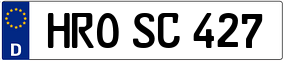 Truck License Plate